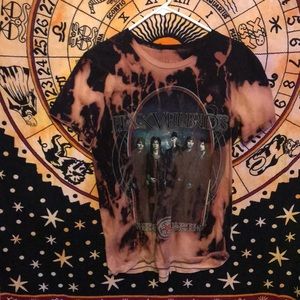Bleach dyed Black Veil Brides vintage style shirt